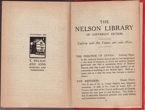 Nelsons Library Nelsons Novels A Series Of Series