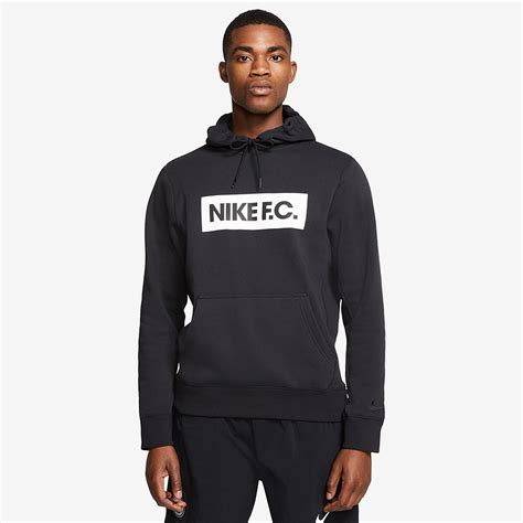 Nike Fc Essential Fleece Hoodie Black Mens Clothing Tops Pro