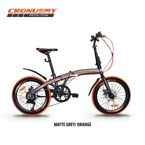 Garion G2022 Bc 20 X 1 38 Alloy Foldable Folding Bike With Shimano 7