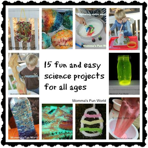 Momma's Fun World: 15 different fun kid science projects