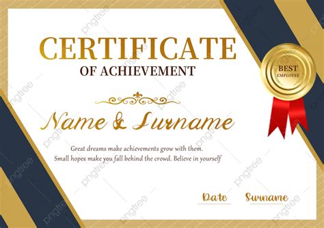 The Best Certificate Template For Employees Of The Month Template