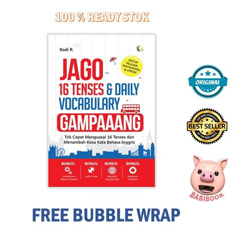 Jual New Buku Jago 16 Tenses And Daily Vocabulary Gampaaang Shopee