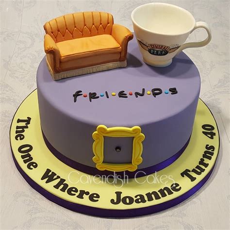 See more ideas about themed cakes, football cake, football themed cakes. 40th Birthday Cake #friends #centralperk #cavendishcakes | 40th birthday cakes, Friends birthday ...
