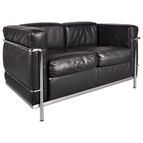 Most famous le corbusier furniture. LC3 Two-Seater Sofa by Le Corbusier for Cassina, Italy ...