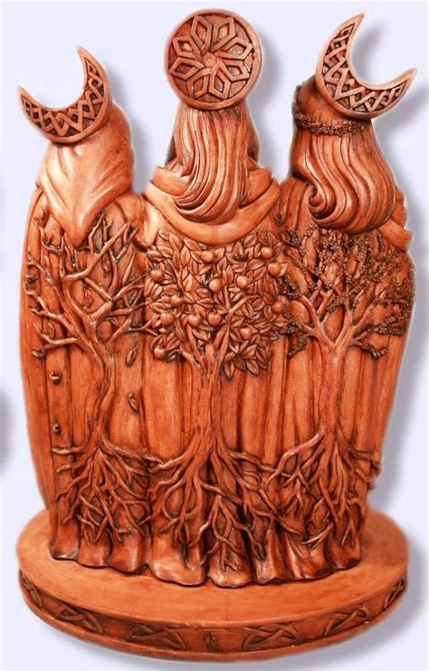 In addition to triple goddess designs, you can explore the marketplace for wiccan, wicca, and pentagram designs sold by independent. Maid Mother Crone Triple Goddess Pagan Wicca Wood Look ...
