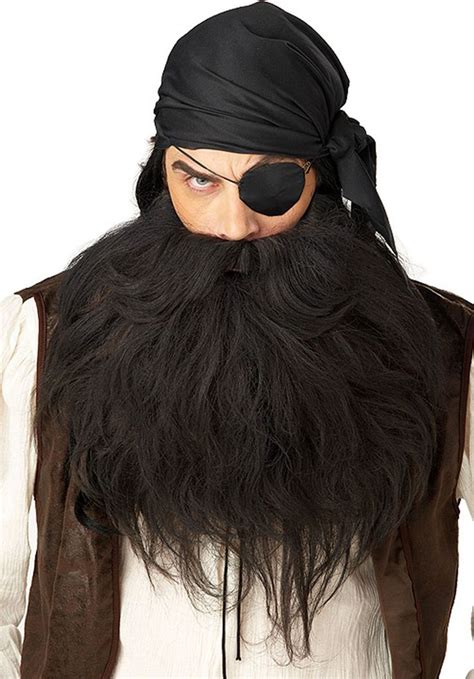 Pirate Black Beard Beard Costume Fake Beards Costume Wigs