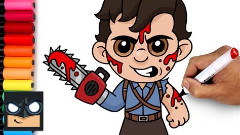 How To Draw Ash Williams Evil Dead Youtube