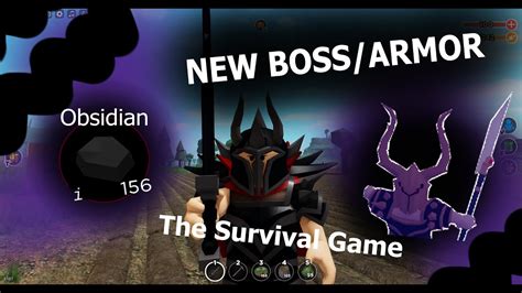 Obsidiandark Steel Update The Survival Game Roblox Youtube