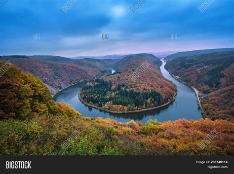 Saarschleife Germany Image And Photo Free Trial Bigstock
