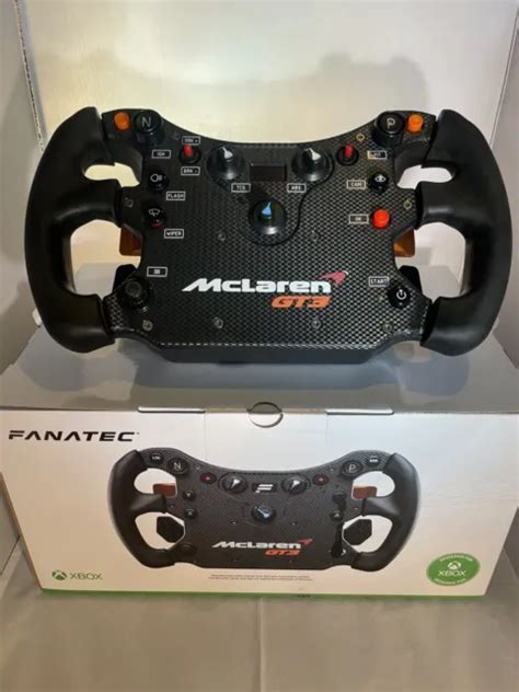 Fanatec Mclaren Gt V Csl Elite Sim Racing Steering Wheel Rim With