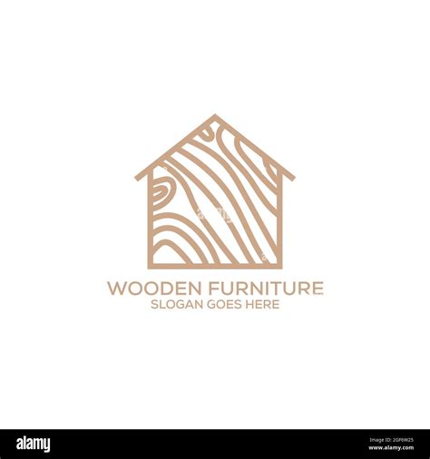 Wooden Furniture Logo Design Can Be Used As Interior Designs Brand