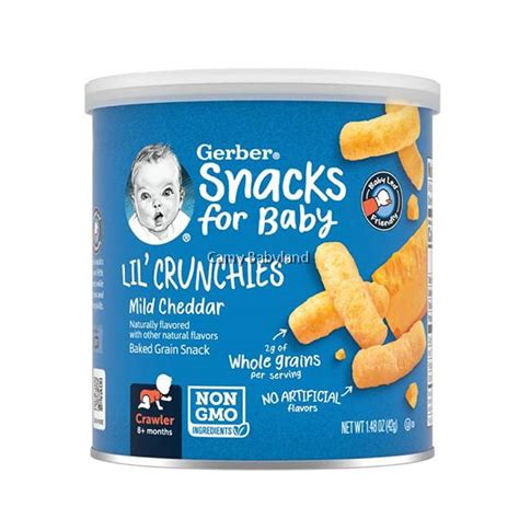 Gerber Lil Crunchies Baked Corn Snack 42g Assorted Flavours