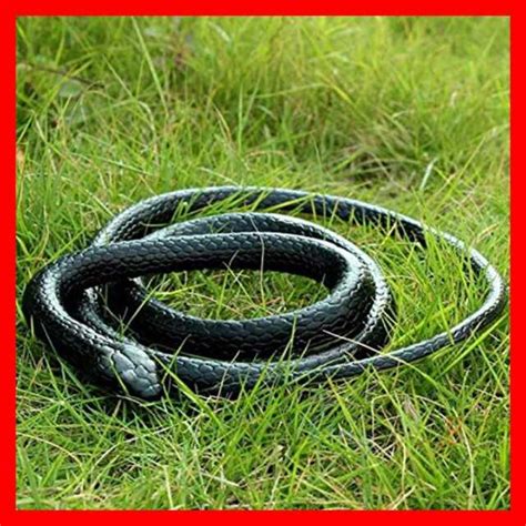47 Large Lifelike Realistic Fake Rubber Snake Toys Garden Props Funny