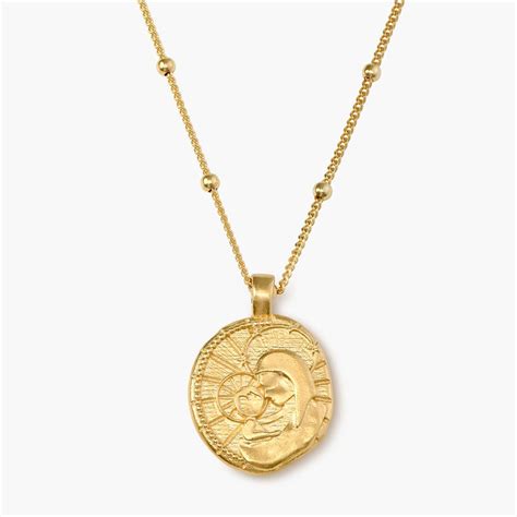 Faith Vintage Coin Necklace - Gold Plated in 2020 | Gold coin necklace, Coin necklace, Gold necklace