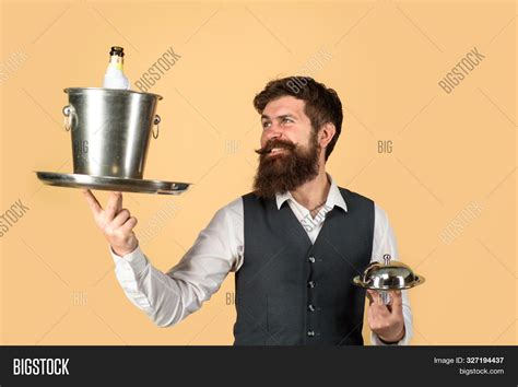 Waiter Handsome Image And Photo Free Trial Bigstock