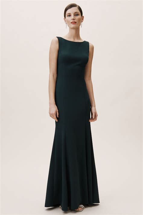 Misty Dress Dark Emerald In New Bhldn Classic Bridesmaids Dresses Different Bridesmaid