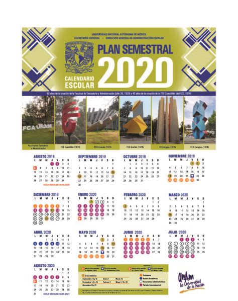 Unam Calendario Escolar 2021 A 2022 Mexico Accion Docente Calendario Images