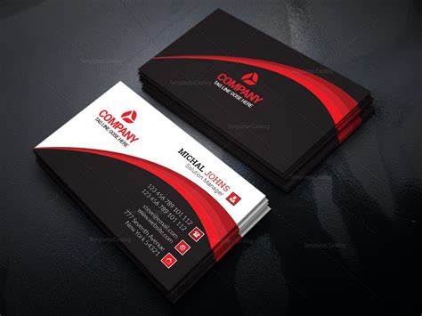 1,781 free business card designs that you can download, customize, and print. Company Print Business Cards 002519 - Template Catalog