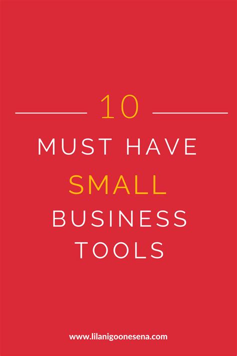 10 Awesome Tools That Every Small Business Needs
