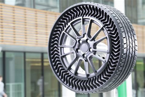 Michelin Launches Uptis A Puncture Proof Airless Tire