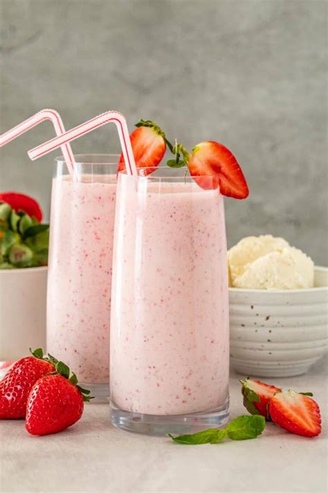 Strawberry Milkshake Recipe Valentina S Corner