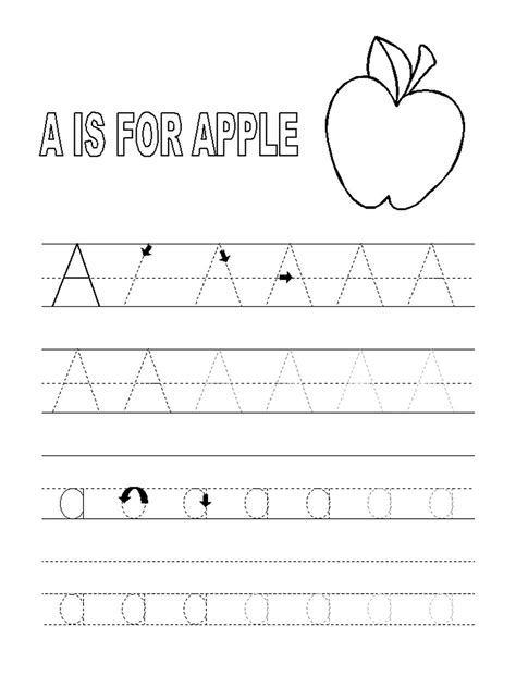 You can find it in the kids section of the printables page. Tracing the Letter A Free Printable | Activity Shelter