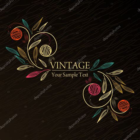 Vintage Background Stock Vector By Sergio