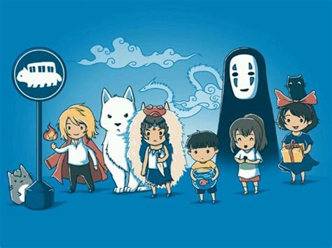 Chibi Studio Ghibli Peliculas De Miyazaki Studio Ghibli Ghibli