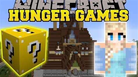 Minecraft Frozen Hunger Games Lucky Block Mod Modded Mini Game