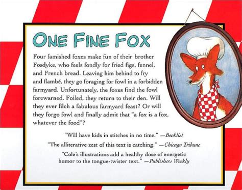 Four Famished Foxes And Fosdyke By Pamela Duncan Edwards Henry Cole