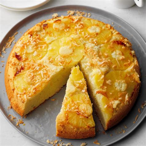 Pineapple Coconut Upside Down Cake Recipe How To Make It