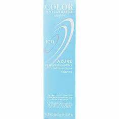 Water ,cetearyl alcohol ,stearyl alcohol color:azure. Ion Color Brilliance Semi-Permanent Brights Hair Color Mint