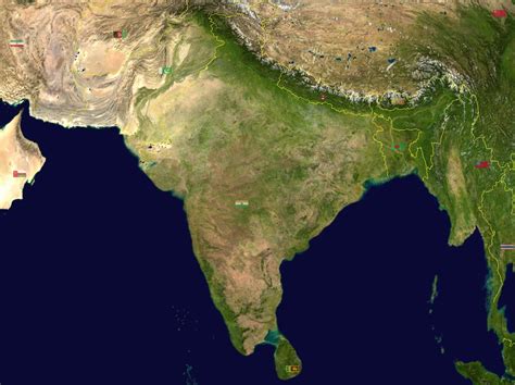 India Satellite Map Asridiculas