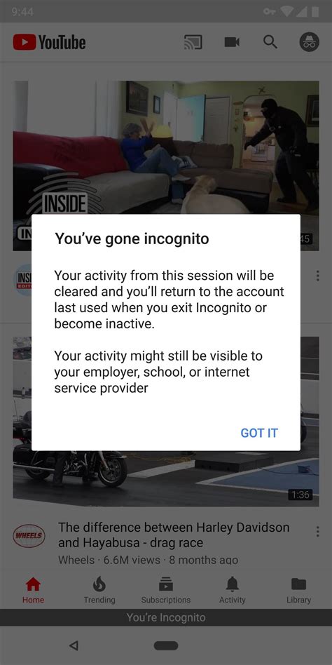 Youtube 101 How To Turn On Incognito Mode For A Private Viewing