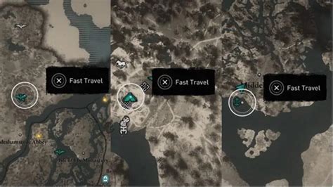 Assassin S Creed Valhalla Map How To Fast Travel Map Size Everything