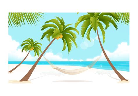 Tropical Beach Drawings