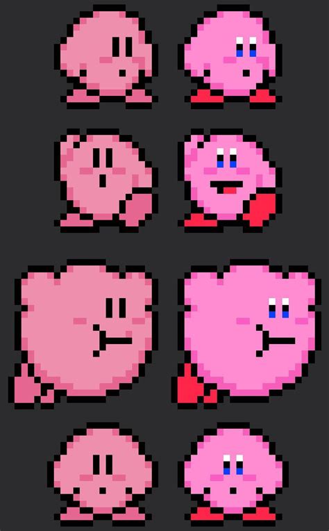 I Remade Some Kirbys Adventure Sprites Since He Is A Good Boy Kirby