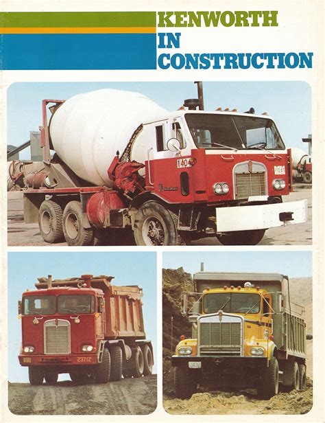 Kenworth In Construction Brochure Cover Hustler K150 C Flickr