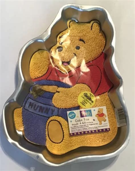 Disney Winnie The Pooh 1995 Wilton Cake Pan W Honey Pot 2105 3000 799 Picclick