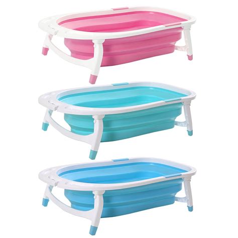 How to wash karibu folding bath tub Baby Bath Tub Infant Toddlers Foldable Bathtub Folding ...