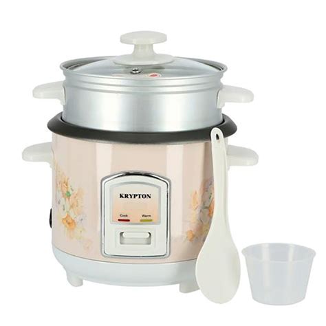 Gone are the days of soaking the cooker to make it easier to clean. Krypton Non-Stick Rice Cooker with Steamer | Mooncee.com