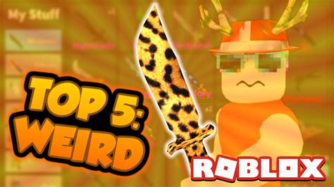You might also want to check latest mm2 codes to get some free rewards. TOP 5 WEIRDEST KNIVES IN MM2!!! - YouTube