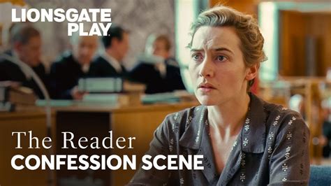 Hanna S Confession Scene From The Reader Kate Winslet Ralph Fiennes Lionsgateplay Youtube