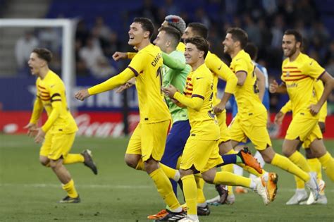 Barcelona Win La Liga Title With Espanyol Rout Abs Cbn News