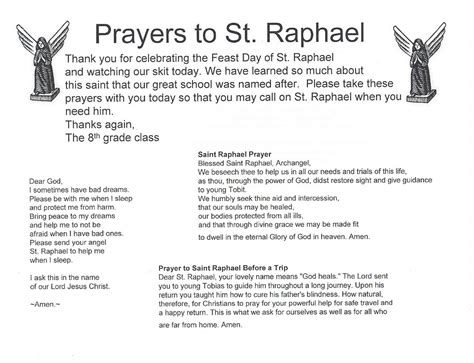 Saint Raphael Messenger Who Is St Raphael