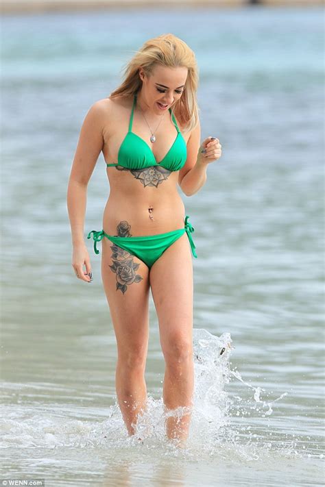 Stephanie Davis Shows Jeremy Mcconnell What He S Missing In Bikinis