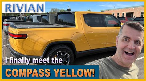 Up Close Look At The Rivian R1t In Compass Yellow Rivian Forum