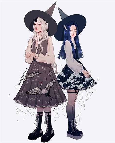 ️zee🌿 ️ On Instagram “witches ” In 2020 Drawing Artwork Witch