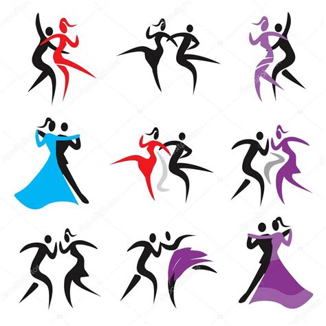 Dancing Icons Stock Vector Image By ©chachar 86216942