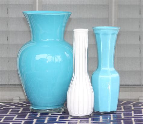Desperate Craftwives Acrylic Painted Vases
